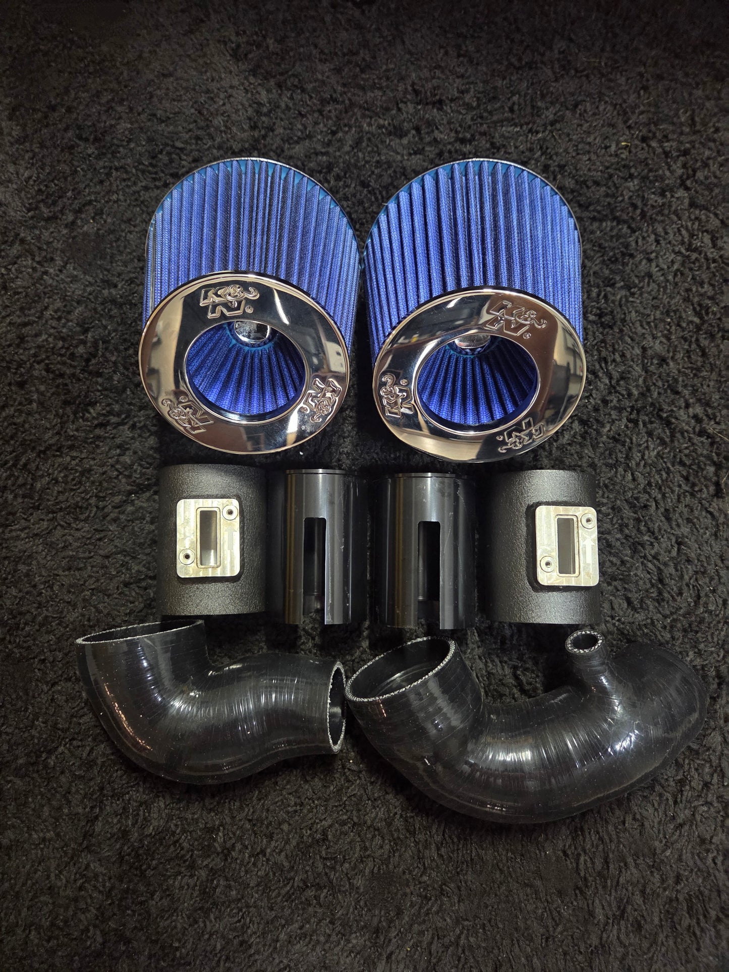 Mo-Powa Infiniti Q50/Q60 Nissan Z Shorty Air Intake Kit W/ K&N Filters