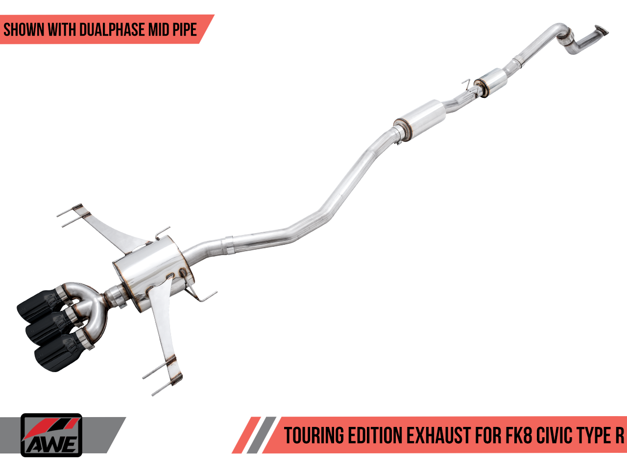 AWE 2017-2021 Civic Type-R FK8 Touring Edition Exhaust