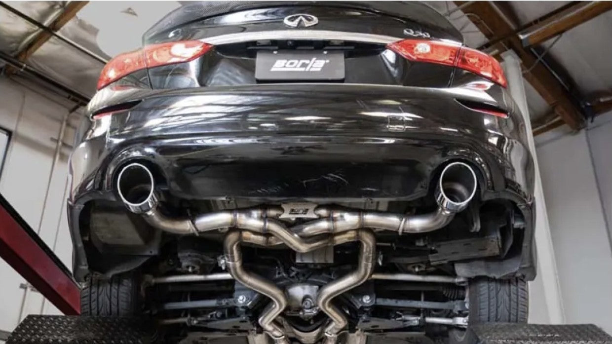 Borla 16-24 Infinity Q50 (Auto V6) ATAK Cat Back - 4.5in Chrome Tip