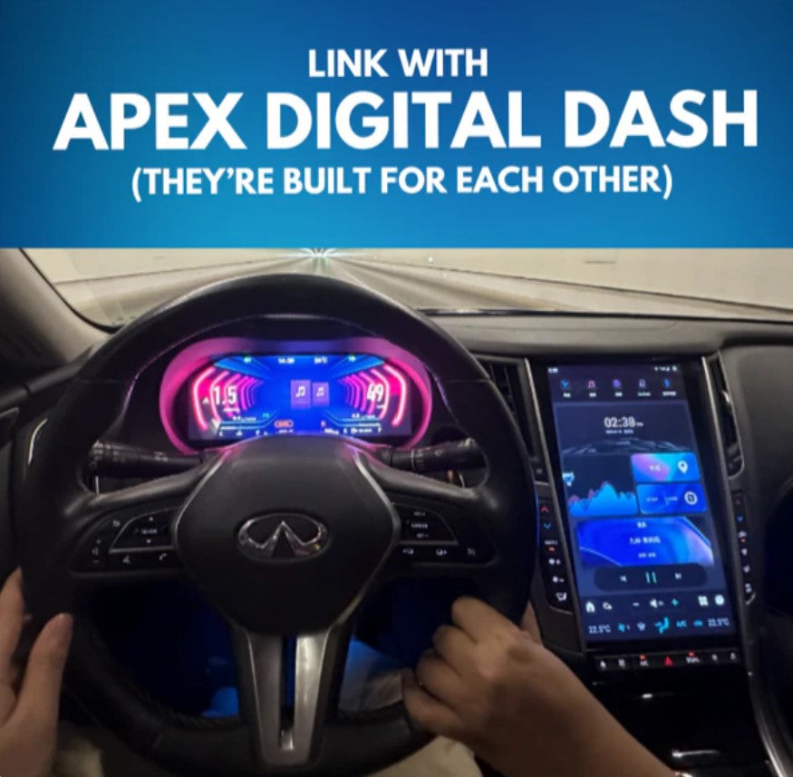 APEX Digital Dashboard Instrument Cluster for Infiniti Q50/Q60
