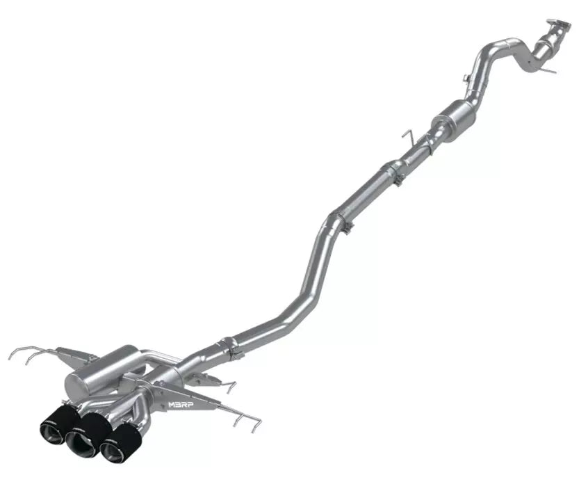 Honda Civic Type R FL5 MBRP 3" Catback Exhaust Carbon Tips