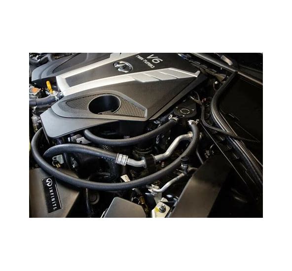 Mishimoto Baffled Oil Catch Can Fits Nissan Infiniti Q50 / Q60 3.0T 2016+ Black