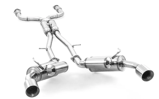 ARK 2.5" GRIP Exhaust System Polished Tipped Tip fits Infiniti Q50 2014+