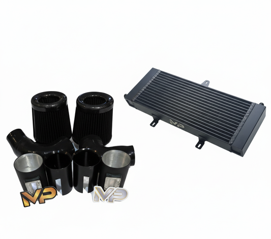 Heat Exchanger + Shorty Air Intake Kit 16-21 Infiniti Q50 / 17-21 Q60