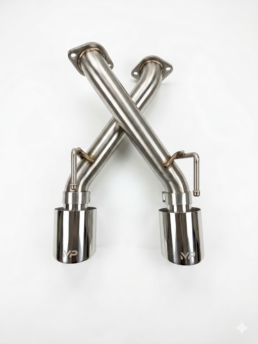 Mo-Powa 2023+ Nissan Z Stainless Steel Muffler Delete Axle-Back Exhaust