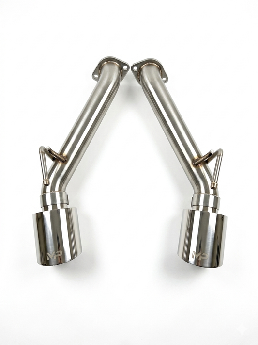 Mo-Powa 2023+ Nissan Z Stainless Steel Muffler Delete Axle-Back Exhaust