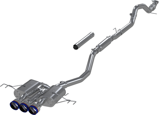 MBRP 3" Cat-Back, 2023-2025 Honda Civic Type R 2.0L, Triple Center Outlet