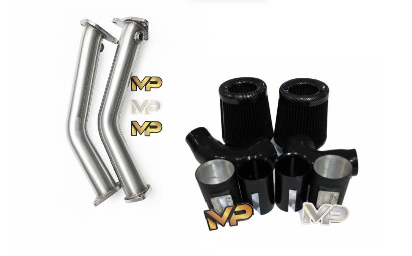 Mo-Powa Infiniti Q50/Q60 3.0 Performance Package Intake Kit + Lower Downpipes