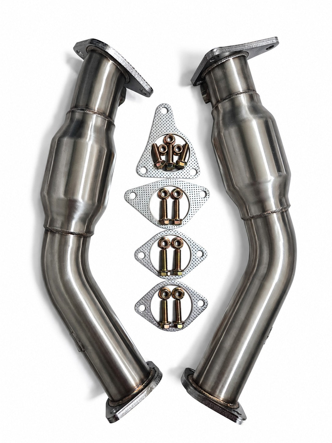 Mo-Powa Nissan Z 23+ Resonated Lower Downpipes