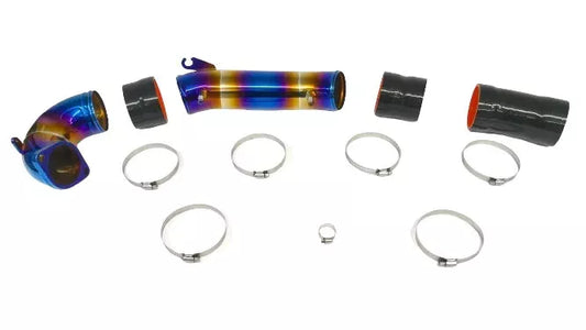 PLM Turbo Inlet Pipe Kit Stainless Burnt Blue - 2023+ FL5 Civic Type R